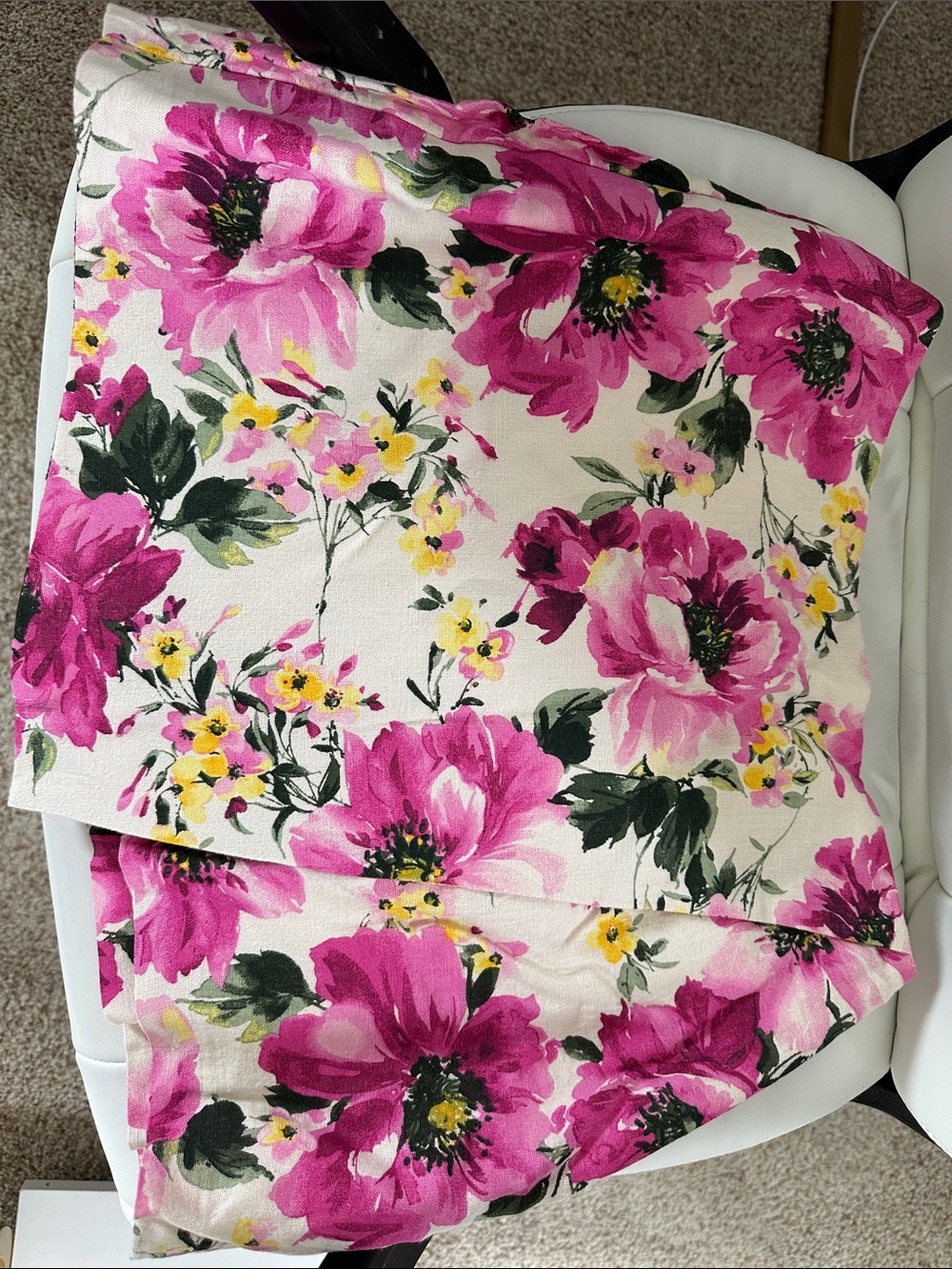 Abercrombie & Fitch Floral Pink and Yellow Skirt